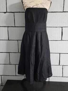BUNDLE SALE!  Ann Taylor Silk Black Strapless Party Dress Sz 8